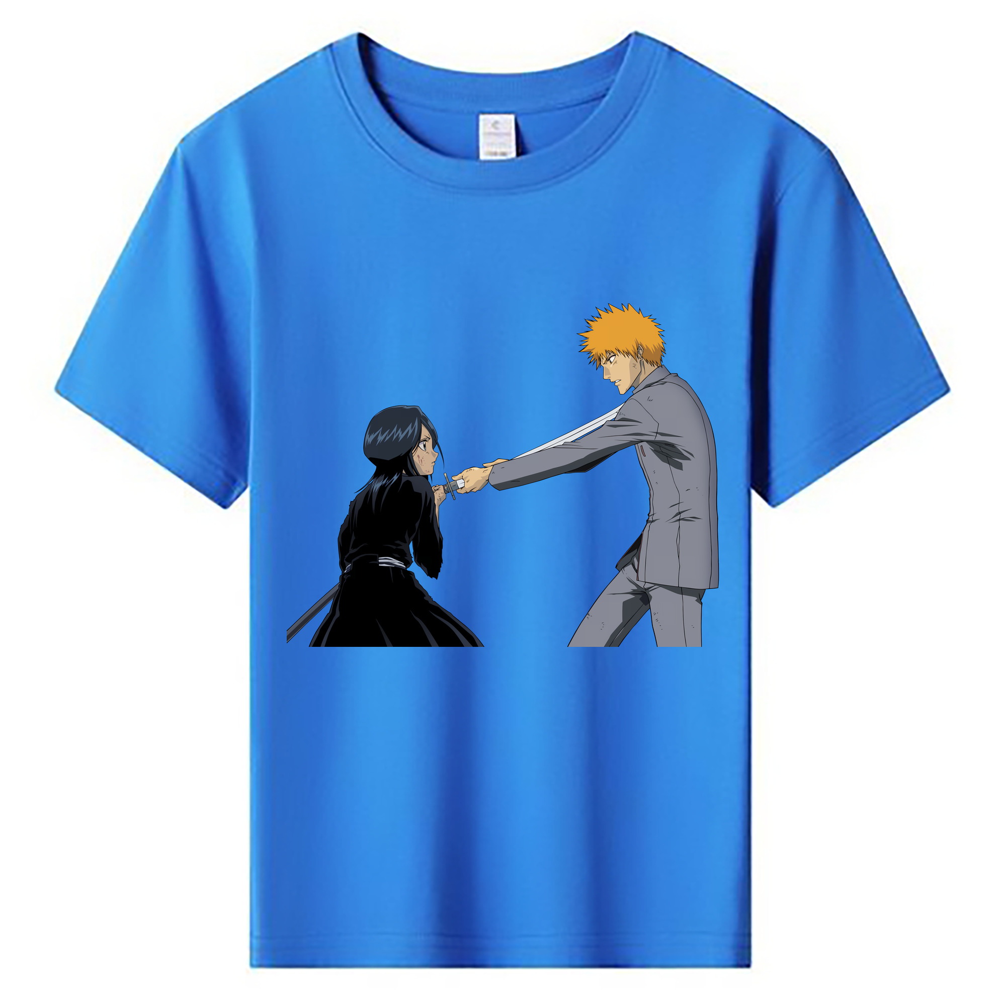 （画像用） ブリーチ 朽木ルキア BLEACH Kuchiki Rukia 綿100％キッズTシャツ（フロントプリント）